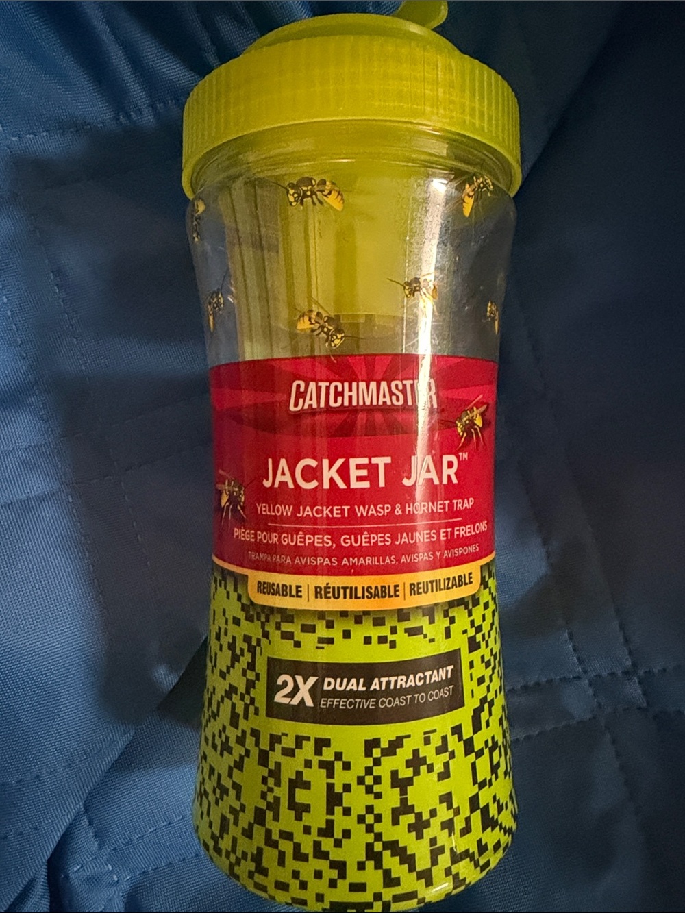 Jacket Jar Yellow Wasp & Hornet Trap - Yellow